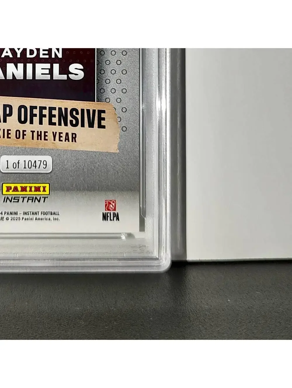 Jayden Daniels 2024 Panini NFL AP Offensive Rookie of the Year Commanders PSA 10